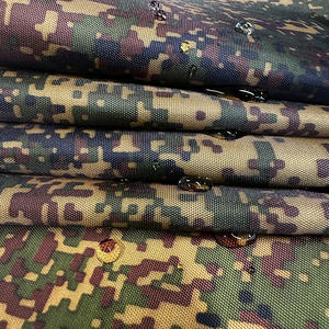 防水プリントPUコーティング210D中厚ポリエステル迷彩柄オックスフォード生地 幅57/58インチ バッグ、テント、カーカバー、ドレス用 - Product Image 4