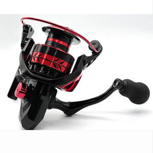 Moulinet de pêche à la traîne rouge doré pour la pêche au bar, lancer à longue <span class=keywords><strong>distance</strong></span>, pêche en mer - Product Image 3