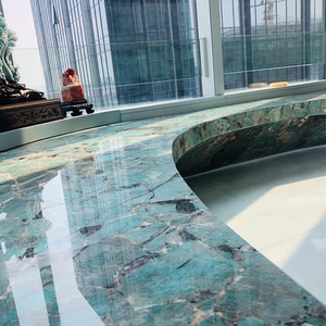 YDSTONE Luxury Natural <strong>Stone</strong> <strong>Green</strong> Quartzite Countertops <strong>Green</strong> Quartzite Slab For Table Tops - Product Image 2