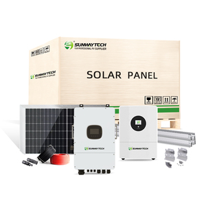 Solution de stockage solaire intelligente avec modules photovoltaïques de niveau 1, onduleur hybride et batterie au lithium pour l'économie d'énergie - Product Image 2