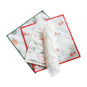 Fruit Printed Oil Repellent 9 Layer Thick Kitchen Dishcloth For Pots And Pans - Product Image 5