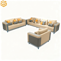 Canapé de bar KTV moderne, personnalisation de style luxueux, ensemble de mobilier doux, canapé de club luxueux et tendance aux couleurs assorties