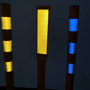 حاجز السلامة على الطرق <span class=keywords><strong>PVC</strong></span> حاجز مرن يمكن عمله على الطريق حاجز عاكس لتحديد الخطوط مانع حركة المرور في الطرق - Product Image 5