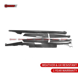 Jupes latérales en fibre de carbone sèche style OEM pour Ferrari Purosangue FUV, panneaux de bas de caisse pré-imprégnés authentiques, extensions de seuil latéral, amélioration aérodynamique - Product Image 5