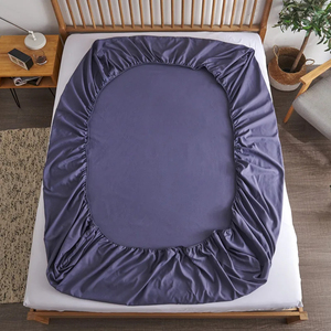 Lenzuolo con Angoli in 100% Cotone con Fascia Elastica, Coprimaterasso Tinta Unita per Letto Singolo, Matrimoniale, King, Queen 140/150/160/180x200 - Product Image 6