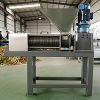 Dubbele Schroefpers Ontwateringsmachine voor Sapcentrifuge, Natte Biomassa, Brouwersafval, Biologisch Afval, Fruit