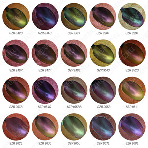 Haute pureté caméléon voiture peinture nacré Mica caméléon perle poudre pour ongles Pigment résine époxy gobelet revêtement - Product Image 5