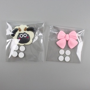 3D Stereo Ít Cừu Bleating Bow PVC Mềm Cao Su Phụ Kiện Giày Trang Trí Vá Chất Liệu Cho Cốc Nước Khăn Giá Lưu Trữ - Product Image 3