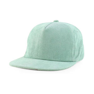Gorro de Pana de 5 Paneles de Alta Calidad, Estilo Hip Hop Vintage, con Cierre a Presión, Logotipo Bordado Personalizado, Visera Plana para Ciclismo - Product Image 5