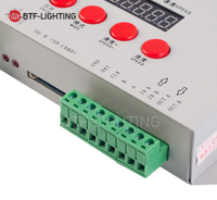 Controlador de Píxeles LED Programable RGB K-1000C de 1500 Píxeles Ws2811 Ws2812b con Tarjeta SD, Más Vendido