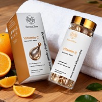 Sérum Visage en Capsules à Marque Blanche Vitamine C Rétinol Niacinamide Éclaircissant Raffermissant Anti-Âge Lissant Rides