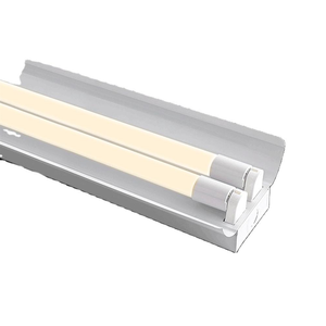 Tipo T Balasto Bypass <span class=keywords><strong>T8</strong></span> Tubo de luz LED Lámpara fluorescente Vidrio de repuesto 18W 2FT Tubo LED con accesorio de aluminio de hierro - Product Image 4