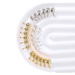 Shell Buckle Jewelry Finding 18K Gold Plated Copper B81 DIY Beaded Accessory - Product Image 5