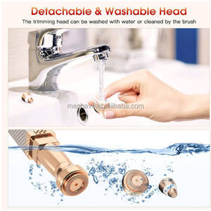 ที่กันขนคิ้วไฟฟ้าแบบ2-in-1อุปกรณ์กำจัดขนบนใบหน้าพร้อมไฟ LED ที่โกนหนวดสำหรับผู้หญิงใช้ในครัวเรือนแบบชาร์จไฟ USB - Product Image 5