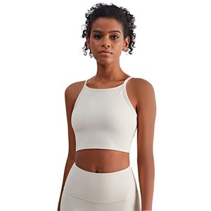 2026 Beautiful Back Fitness Women's High Strength Breathable Yoga Sports <b>Bra</b> with Built-in <b>Removable</b> <b>Padded</b> Cups Front Logo - Product Image 1