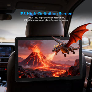 Écran de divertissement pour sièges arrière 13,5 pouces <span class=keywords><strong>4K</strong></span>, écran de voiture, téléviseur tactile, Wifi, USB, FM, éclairage ambiant, moniteur d'appuie-tête de voiture Android - Product Image 4