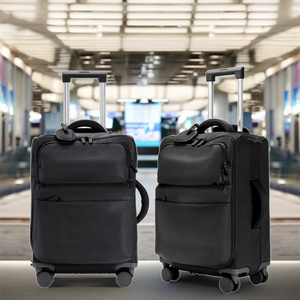 Của phụ nữ 2025 New 20 inch siêu nhẹ vải hành lý xe đẩy Trường hợp với Spinner Caster 24 inch du lịch mật khẩu lên máy bay trường hợp - Product Image 1