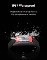 Pulsera Inteligente con Monitor de Ritmo Cardíaco Inalámbrico y GPS, Resistente al Agua IP67, para Seguimiento de Salud