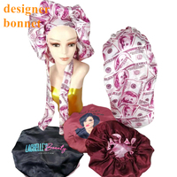 <strong>Best</strong> <strong>Selling</strong> Luxury Satin Sleep Cap Custom Fashion Patterns Soft Unisex <strong>Hair</strong> <strong>Bonnet</strong> Designer Sleep <strong>Bonnet</strong> Wholesale