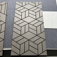 Panneau acoustique en polyester de très grande taille, haute absorption sonore, pour salle de conférence, KTV, restaurant, plafond, mur, ignifuge