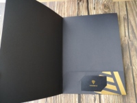 Carpeta de presentación impresa personalizada, carpeta de impresión Offset, impresión de presentación