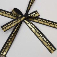 Mini tasse en papier de 110 ml en feuille d'or noire 4 oz Umrah Kaaba Zamzam Cup