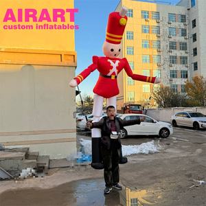 Marionnette <span class=keywords><strong>privée</strong></span> gonflable de mascotte de défilé de rue, marionnettes privées gonflables de festival de Noël à vendre - Product Image 1