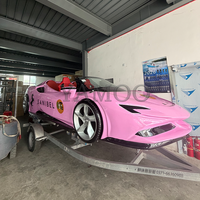 Jet ski, jet-boat, voiture aquatique rose style Lamborghini OEM, haute vitesse, fourniture directe usine pour la location en parcs aquatiques et complexes hôteliers