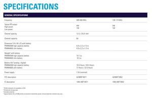 Radio Walkie Talkie Portatile Motorola R2 a Lunga Distanza Doppia Banda con Custodia IP55 e Soppressione del Rumore SINC con Sistema Guida - Product Image 3