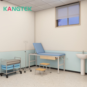Chariot à habillage mobile utilitaire en acier inoxydable KANGTEK avec boîte en plastique - Product Image 5