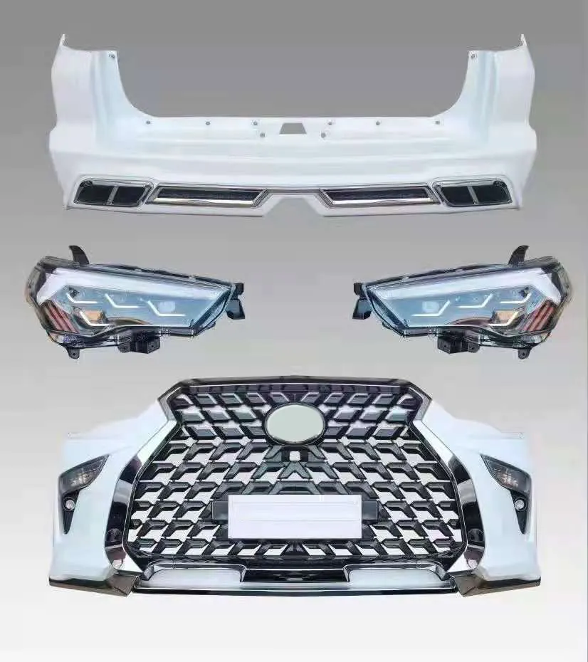 Abs Voorbumper Bull Bar Voor Toyota 4Runner 2016 Voorbumper Met Koplamp