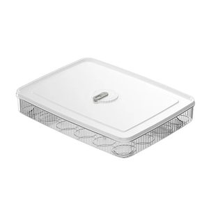 <b>Egg</b> Rack Holder Storage Box <b>Eggs</b> <b>Basket</b> Container Organizer Refrigerator Dispenser for Kitchen Organization Food Containers - Product Image 1