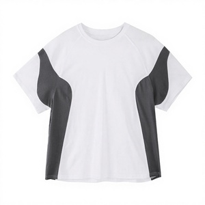 T-shirt de course Hip Hop de luxe pour homme, en maille personnalisée, sérigraphié, anti-plis, séchage rapide, respirant, à manches courtes, imprimé - Product Image 2