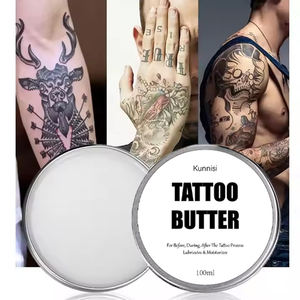 Burro per la Cura dei Tatuaggi Crema Lenitiva Prima e Dopo Balsamo Lozione per il Corpo e il Viso per Migliorare la Colorazione Manutenzione e Riparazione dei Tatuaggi - Product Image 1