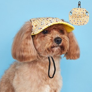 Gorra de béisbol para perro con visera de sol, de lona vaquera estampada, con protección UV para exteriores en verano, ajustable con cordón y orificios para las orejas, para cachorros Teddy Corgi - Product Image 5