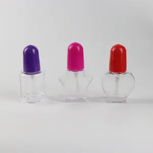 7,5 ml 9ml mini botella de esmalte de uñas de plástico