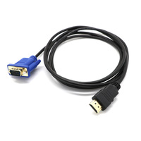 1.5M HDTV vers VGA et VGA vers HDTV prend en charge le projecteur d'ordinateur câble de données audio vidéo HD