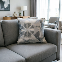 Housse de coussin décorative de luxe en jacquard métallique pour hôtel et maison, 45x45 cm, personnalisable