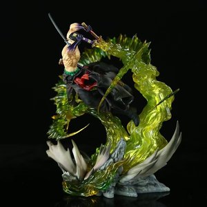 ฟิกเกอร์อนิเมะวันพีซ โรโรโนอา โซโล ราชาแห่งนรก ภาควานะคันทรี ออนิกาชิมะ ขนาด 30 ซม. ชุดกล่องของเล่นสะสม - Product Image 4