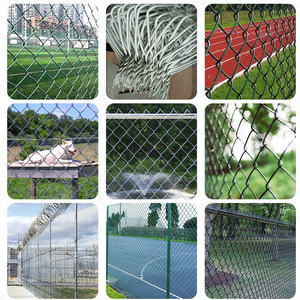 OCEAN Automatic <b>Metal</b> Mesh Weave Make Machine Stainless Steel Double Wire Chainlink Fence Make Machine - Product Image 6