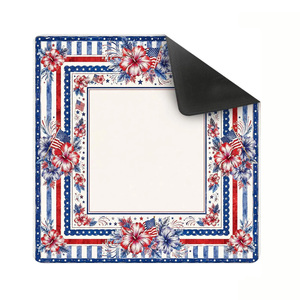 Alas Mahjong Amerika Motif Kapal Nautikal Vintage, Tahan Air, Dapat Dicuci, Alas Permainan Pesta Hari Kemenangan Patriotik - Product Image 2