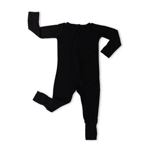 ลีซอร์ซิ่ง ชุดบอดี้สูทเด็กทารกแบบใหม่คุณภาพสูง ผลิตตามแบบ OEM ชุดรอมเปอร์เด็กทารกจากใยไผ่ - Product Image 3