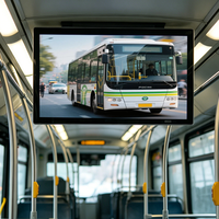 Moniteur publicitaire OEM pour bus, écran publicitaire HD 15,6 pouces, affichage multimédia Android fixe pour bus touristique urbain