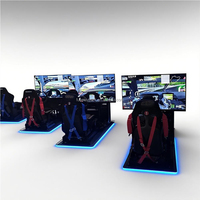 Simulador de Carreras F1 en Oferta, Cabina de Simulación 6DOF de Fibra de Vidrio para Uso en Casa, Escuela o Exteriores, Incluye Estructura para Juegos de Conducción, Sim Rig Individual