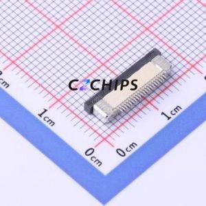 FPC-0.5AS-20PWBH20 FFC/FPC Connector SMD,P=0.5mm Connector Drawer Type Top Contact 20P 0.5mm - Product Image 2