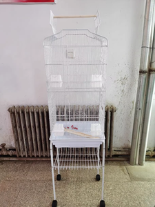 Kuş kafesi açık üst orta küçük papağan Parakeet kuş kafesleri oyna - Product Image 5