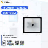 Module de scanner de codes QR XTIOT avec fenêtre frontale en acrylique XT206M3