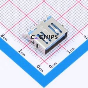 UB31F-U011-HLRG22 USB Connector Through hole Component (THT) Connector USB 3.0 Sink Board - Product Image 1