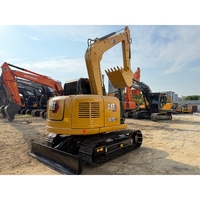 Excavatrice CAT 307E2 d'occasion populaire à vendre, petite pelle sur chenilles 307E de 7 tonnes, engin de génie civil prêt à être expédié