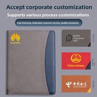 Carpeta Multifuncional de Cuero A4 para Gerentes de Ventas 4s con Potente Clip, Calculadora, Archivador Personalizable